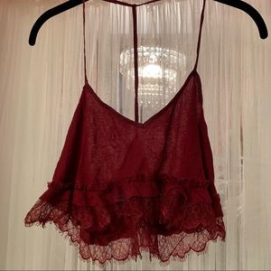 Free people lace brami top